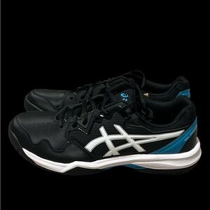 Size‎ 11.5  - Asics Gel Dedicate 7 Clay Black Island Blue